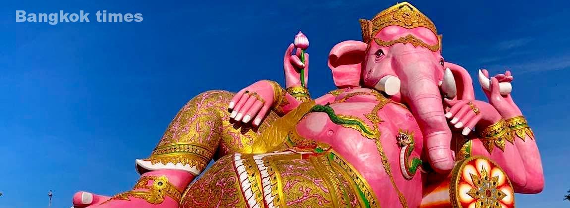 タイお寺巡り ピンクのガネーシャ Bangkok Times バンコクタイムズ タイお寺巡り ピンクのガネーシャ Bangkok Times バンコクタイムズ